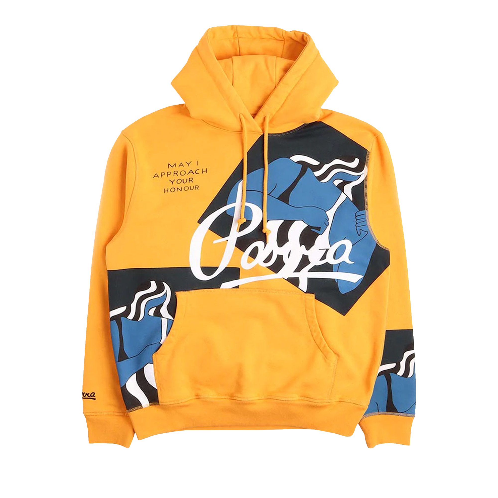 Buy Parra Self Defense Hooded Sweatshirt 'Burned Yellow' - 50131
