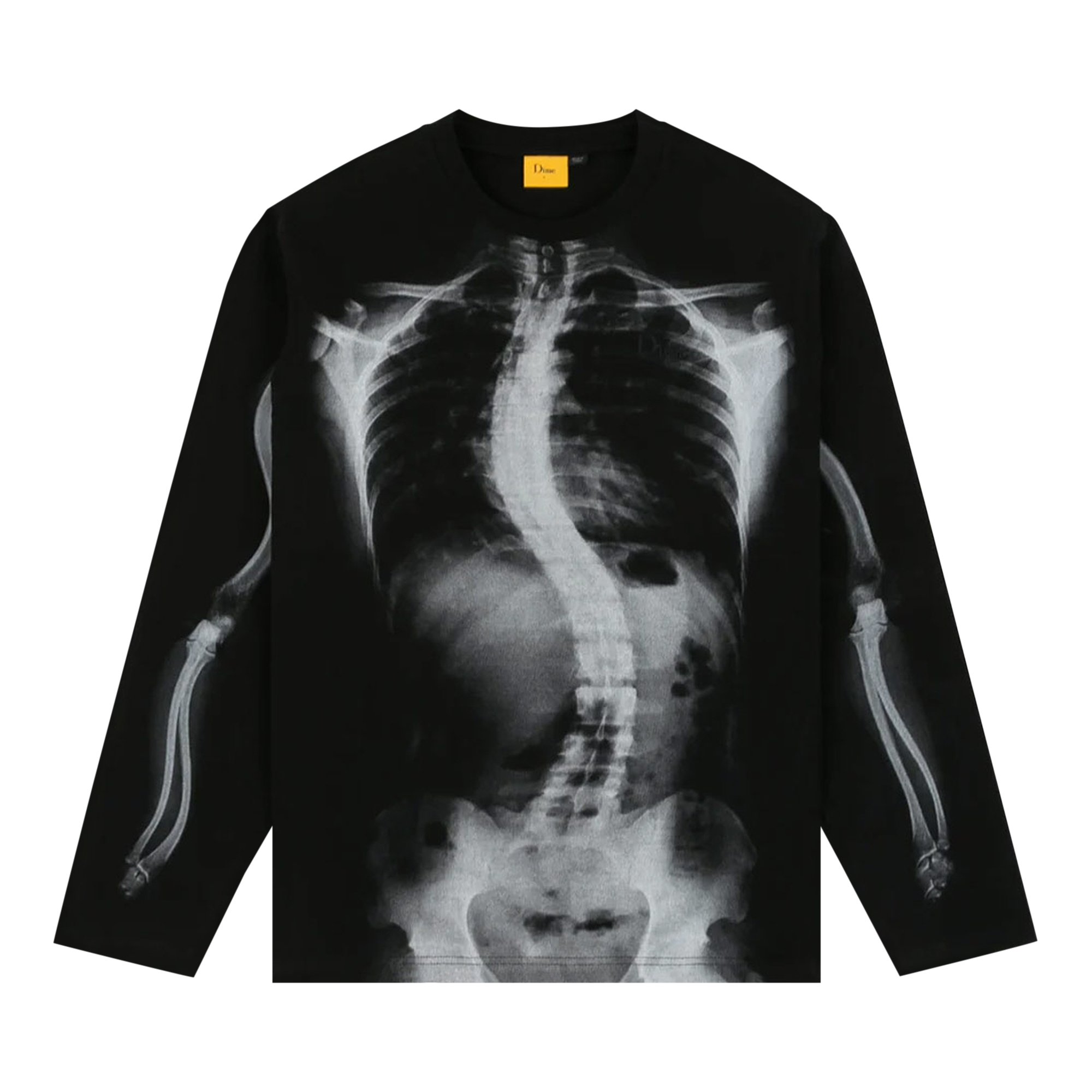 Buy Dime Wave Bones Terry Long-Sleeve Shirt 'Black ...