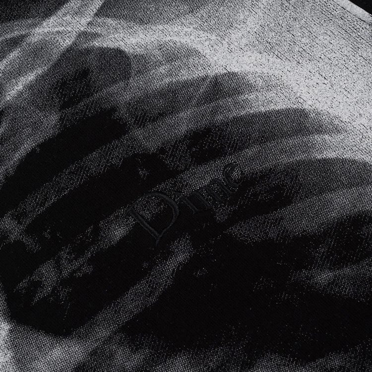 Dime Wave Bones Terry Long Sleeve Shirt Black