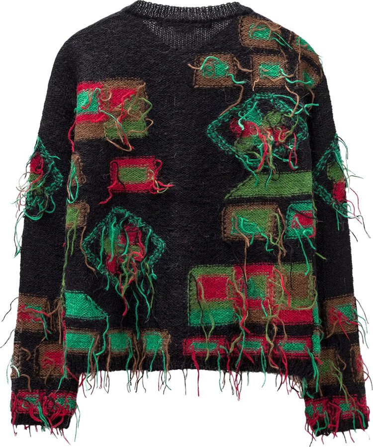 Andersson Bell Village Intarsia Cardigan Black