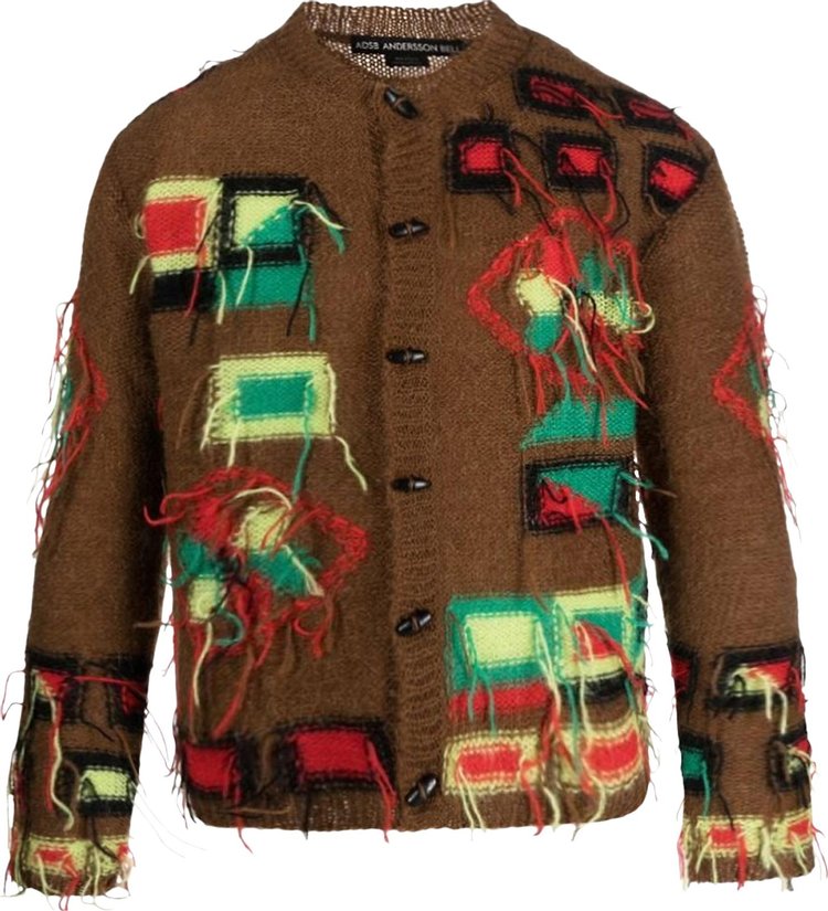 Andersson Bell Village Intarsia Cardigan 'Brown'