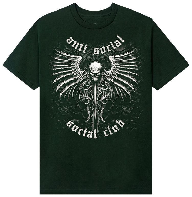 Anti Social Social Club Sympathy Tee Forest Green