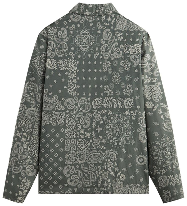 Kith Flocked Deconstructed Bandana Coaches Jacket Court