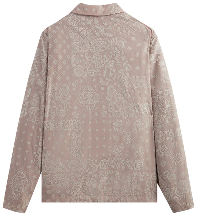 Kith Flocked Deconstructed Bandana Coaches Jacket Morganite
