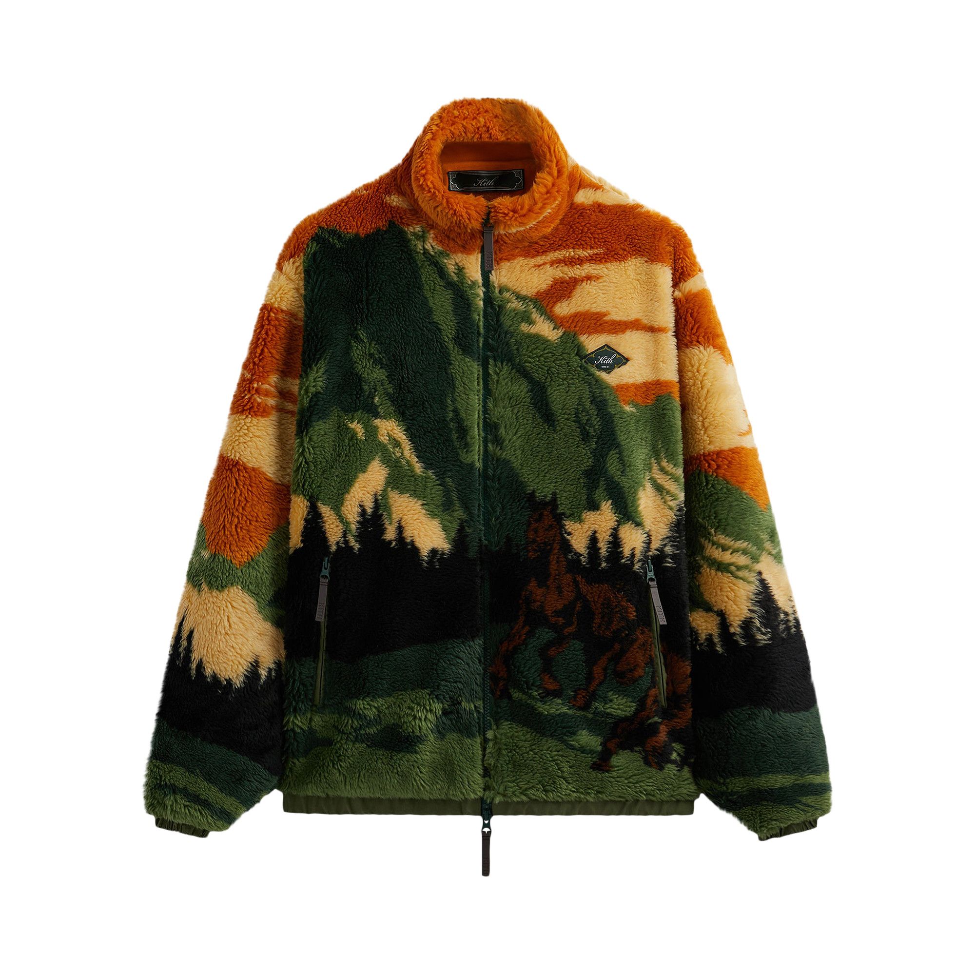 Buy Kith Pinehurst Sherpa Full Zip 'Bergamot' - KHM031431