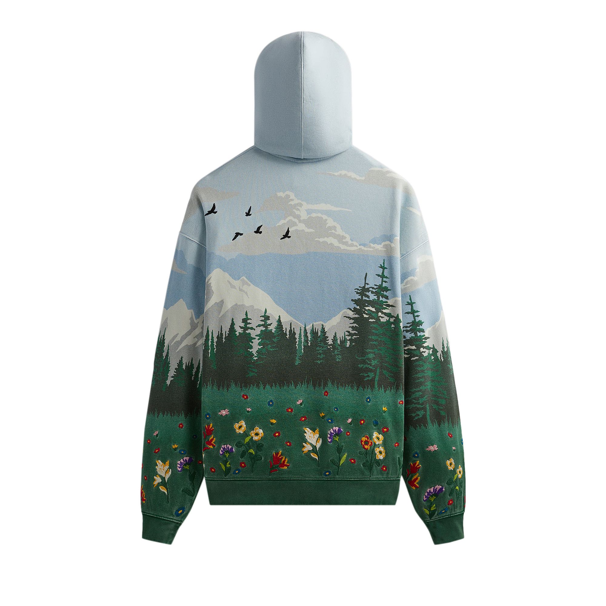Buy Kith Scenic Fleece Nelson Hoodie 'Larimar' - KHM010365