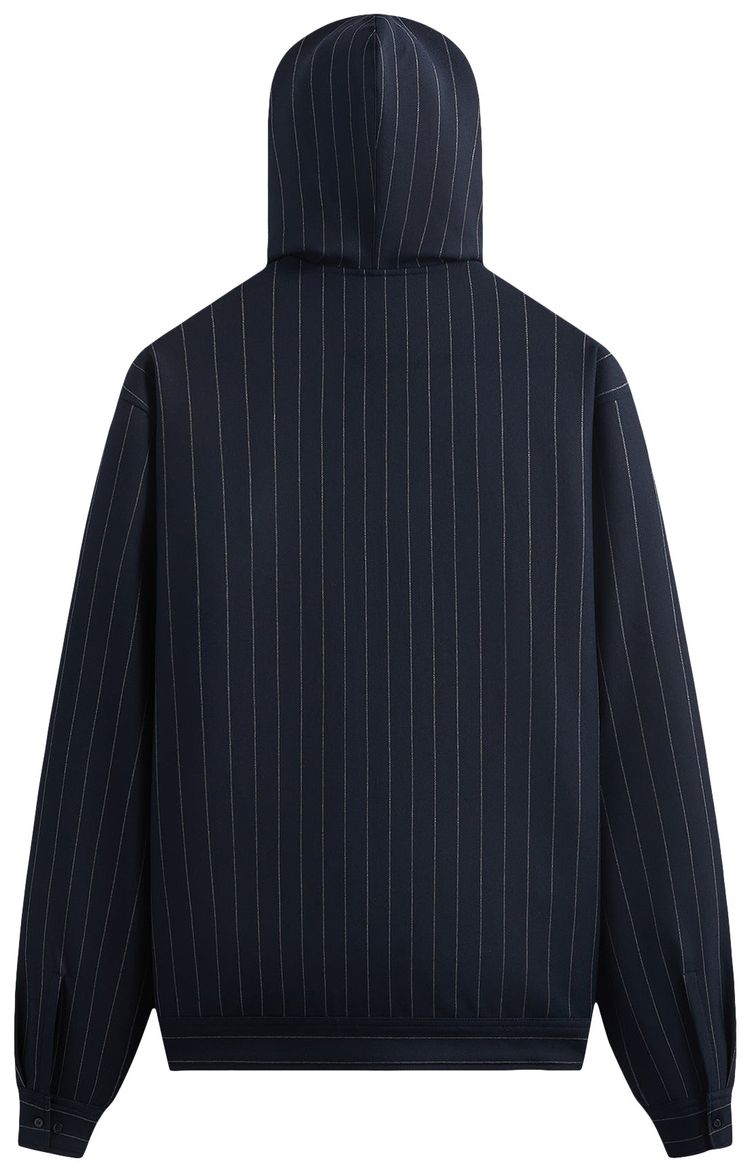 Kith Double Weave Selfridge Zip Up Hoodie Nocturnal
