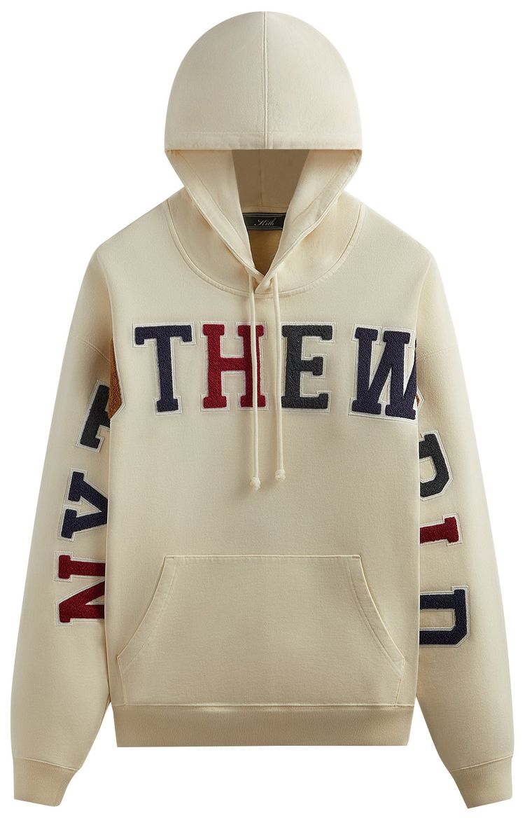 Kith NY To The World Nelson Hoodie Sandrift