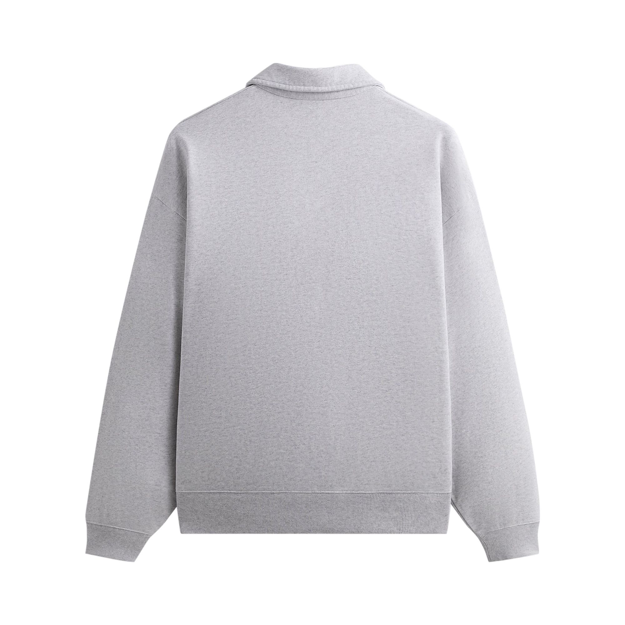 Buy Kith Nelson Collared Pullover 'Light Heather Grey Buy Kith Nelson Collared Pullover 'Light Heather Grey