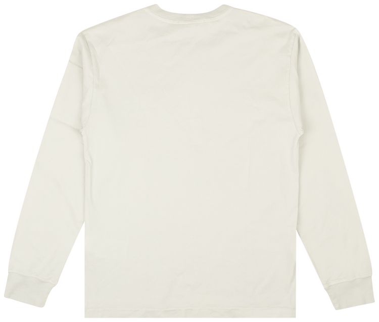 Stone Island Long Sleeve Patch Logo T Shirt Grey