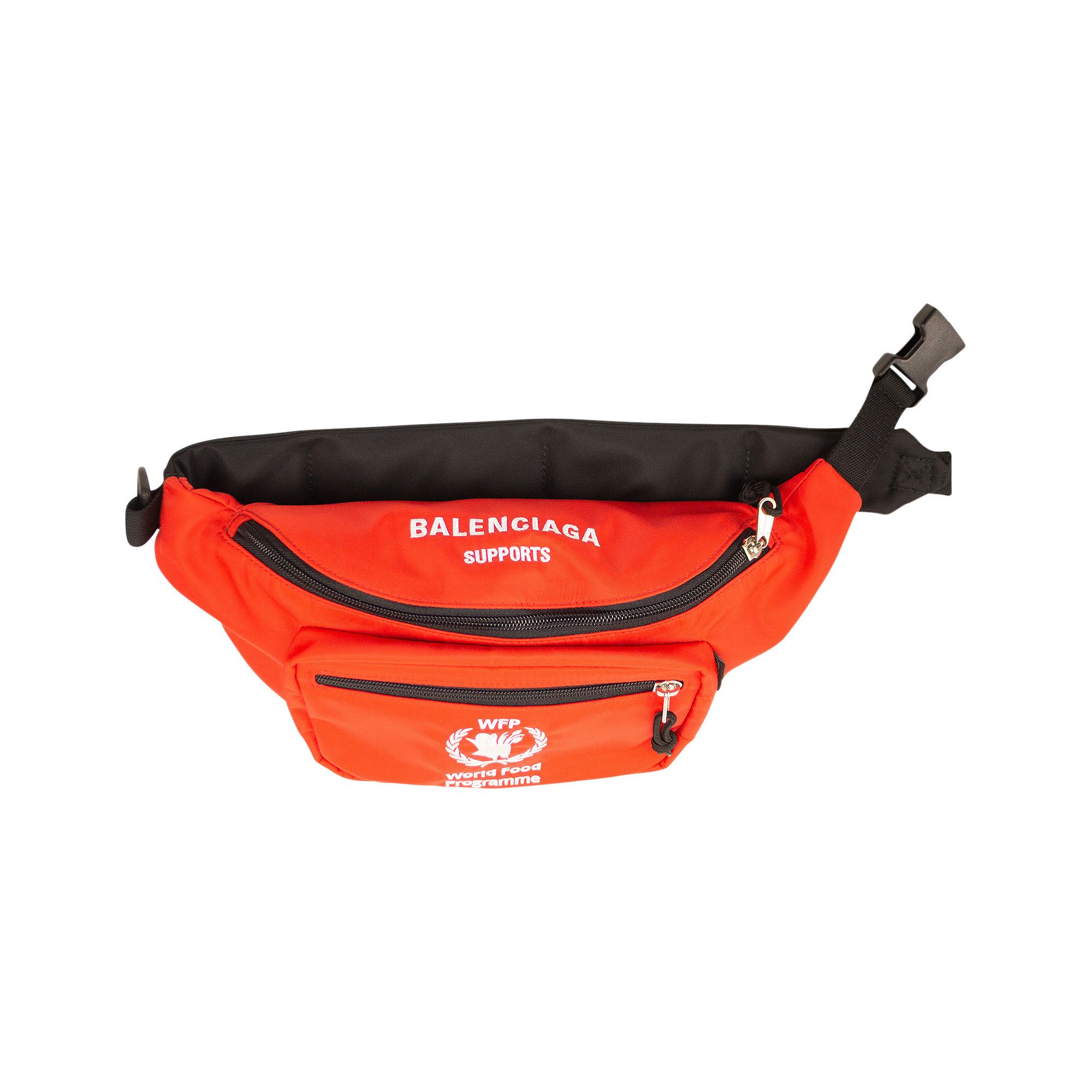 Red balenciaga fanny pack outlet
