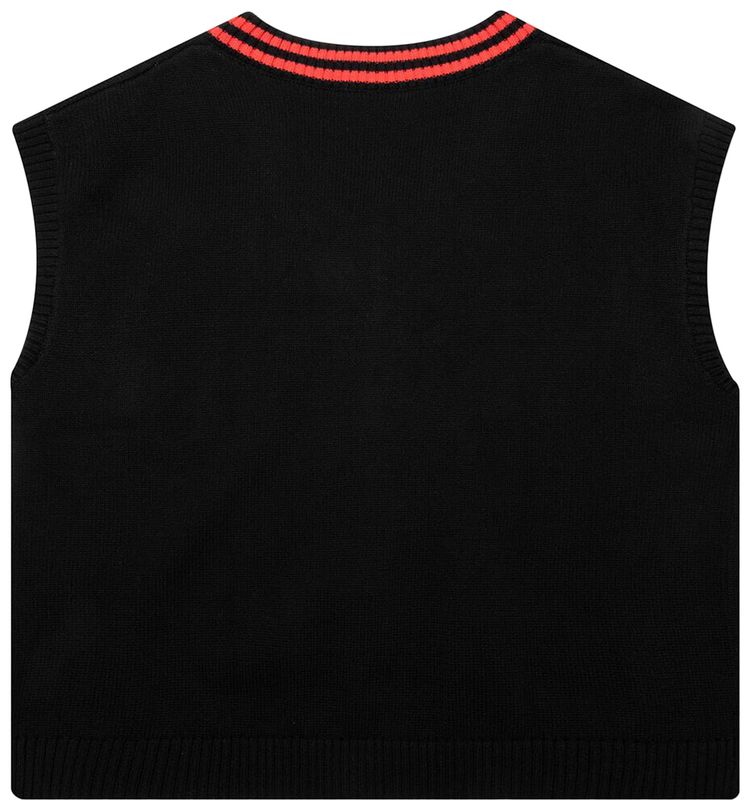 Pleasures Outpost Oversized Vest Black