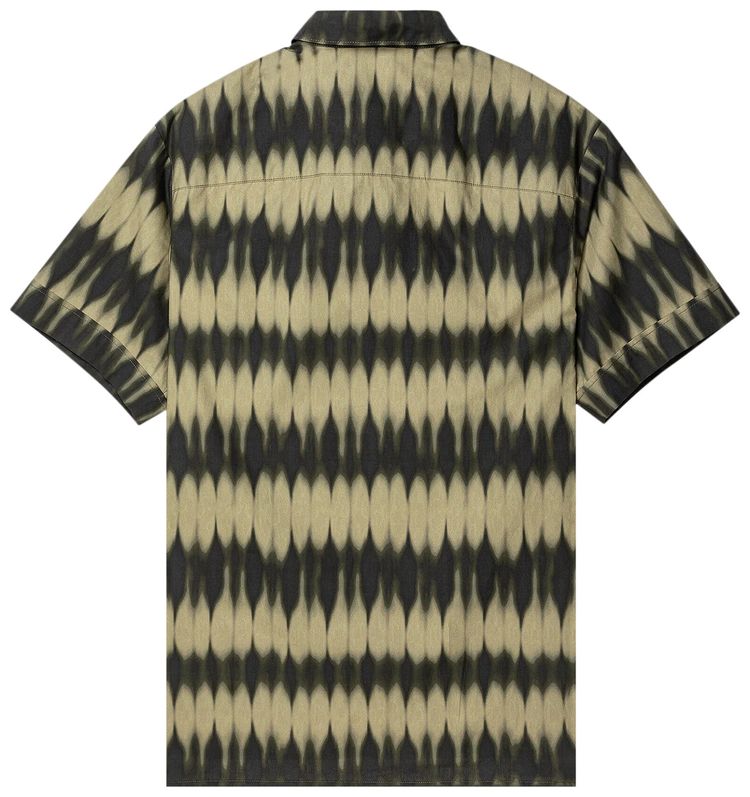 APC Ross Short Sleeve Tie Dye Shirt Khaki