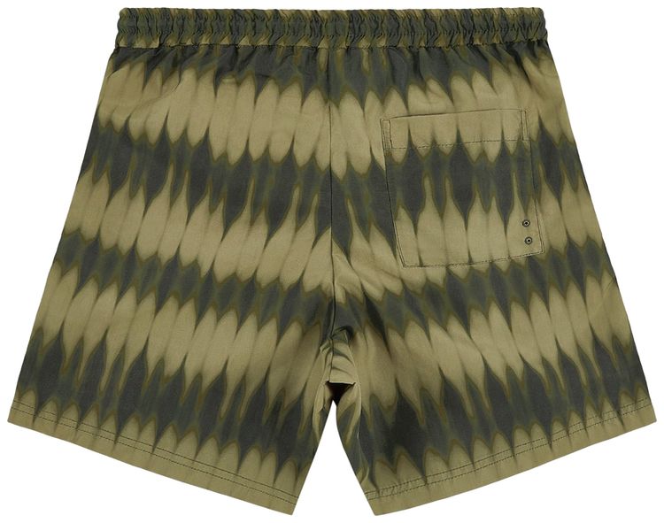 APC Bobby Tie Dye Swim Shorts Khaki