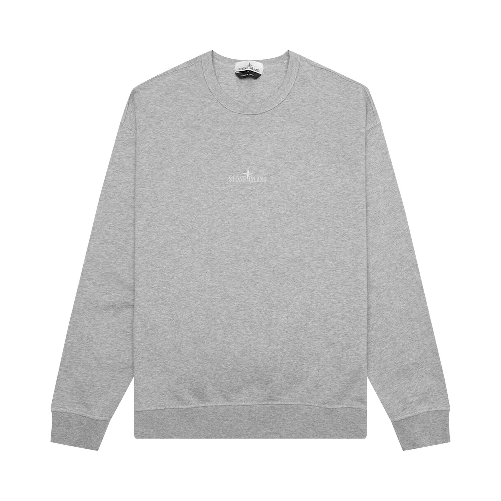 トップス Stoneisland sweatshirt grey authentic Buy Stone Island Crewneck Sweatshirt 'Melange Grey