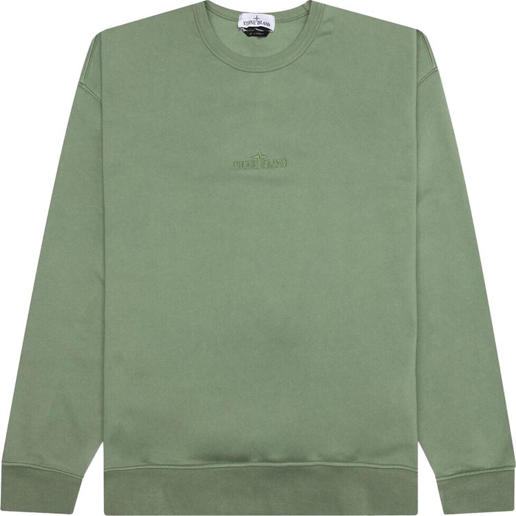 Buy Stone Island Crewneck Sweatshirt 'Sage' - 781562951 V0055 | GOAT