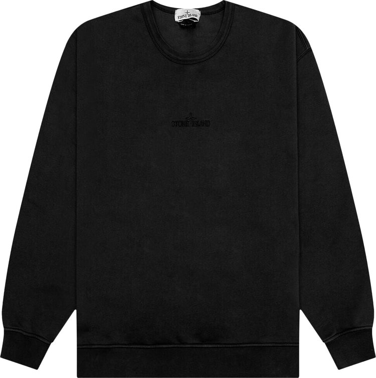 Stone Island Crewneck Sweatshirt 'Black'