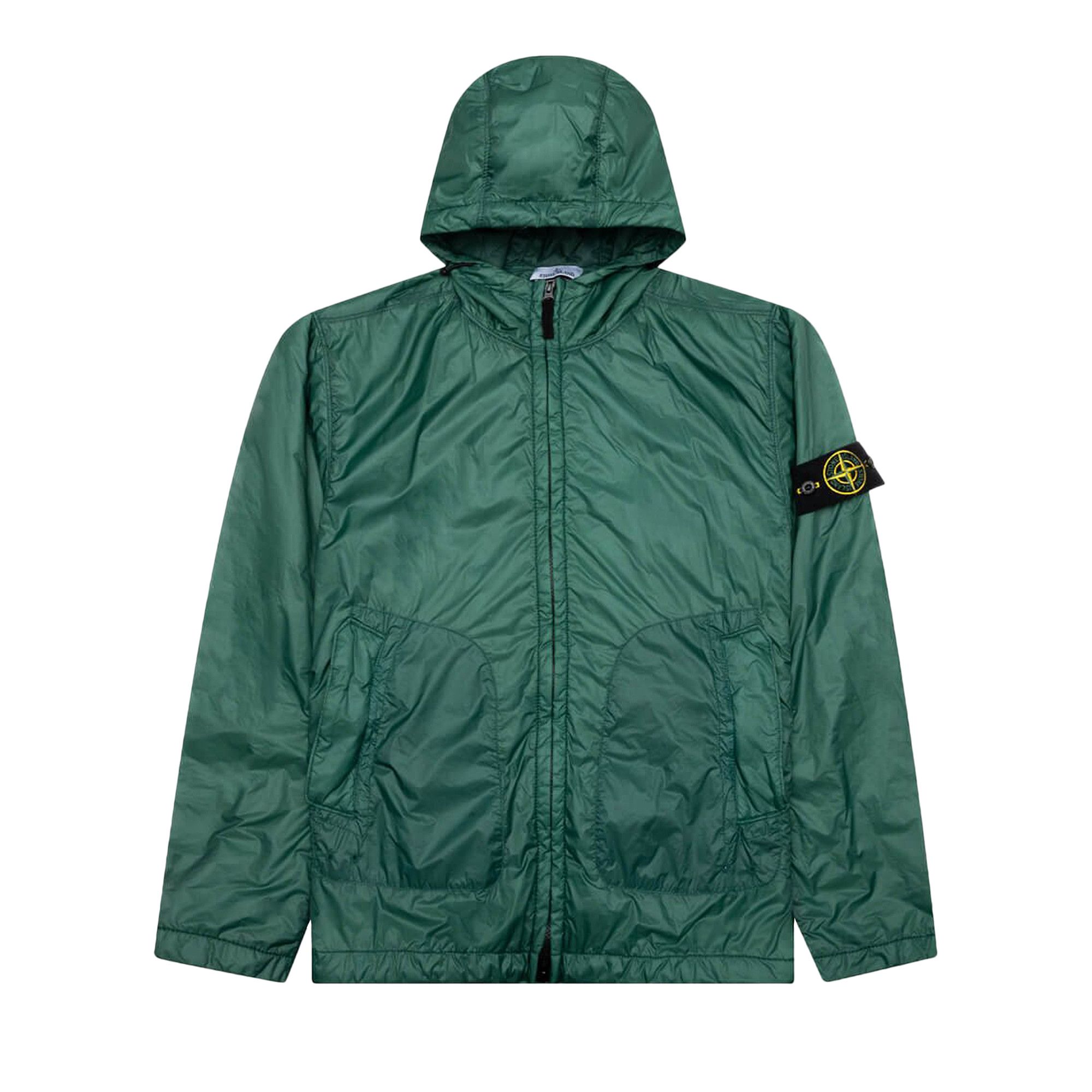 Buy Stone Island Packable Hooded Jacket Bottle Green 781542025