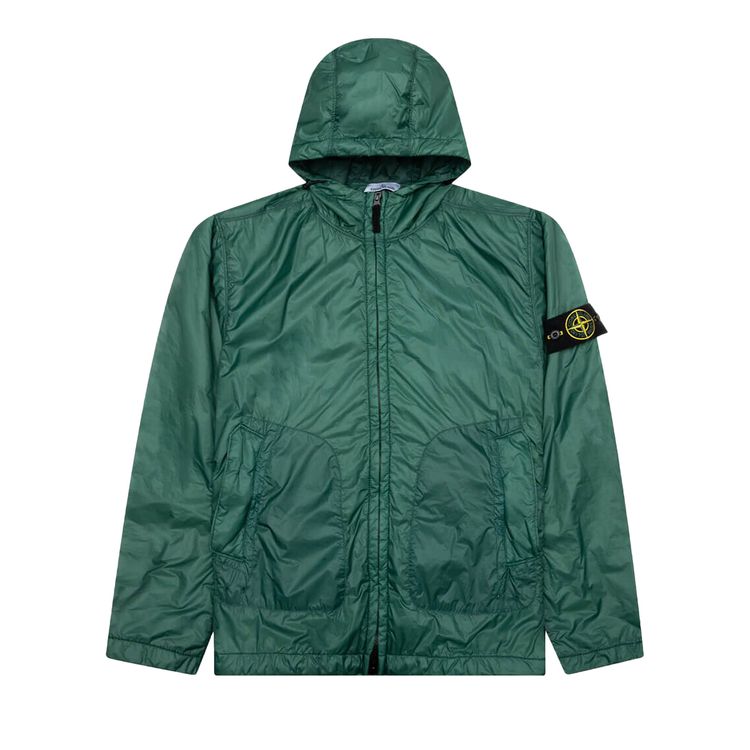 Stone Island Men's Hooded Jacket Green
