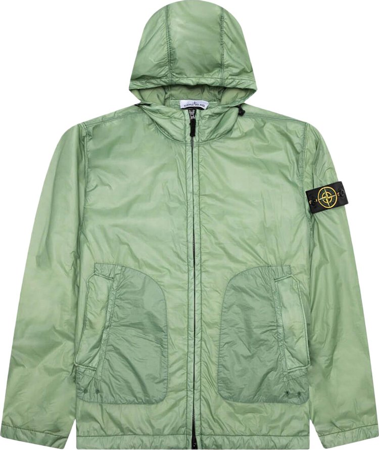 Stone Island Packable Hooded Jacket Sage