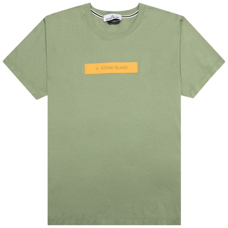 Stone Island Micro Graphics Two Short Sleeve T Shirt Sage