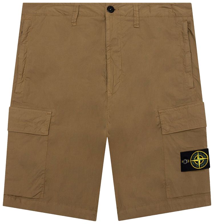 Stone Island Cargo Bermuda Shorts Dark Beige