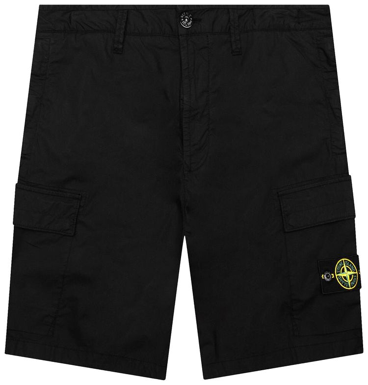 Stone Island Cargo Bermuda Shorts Black