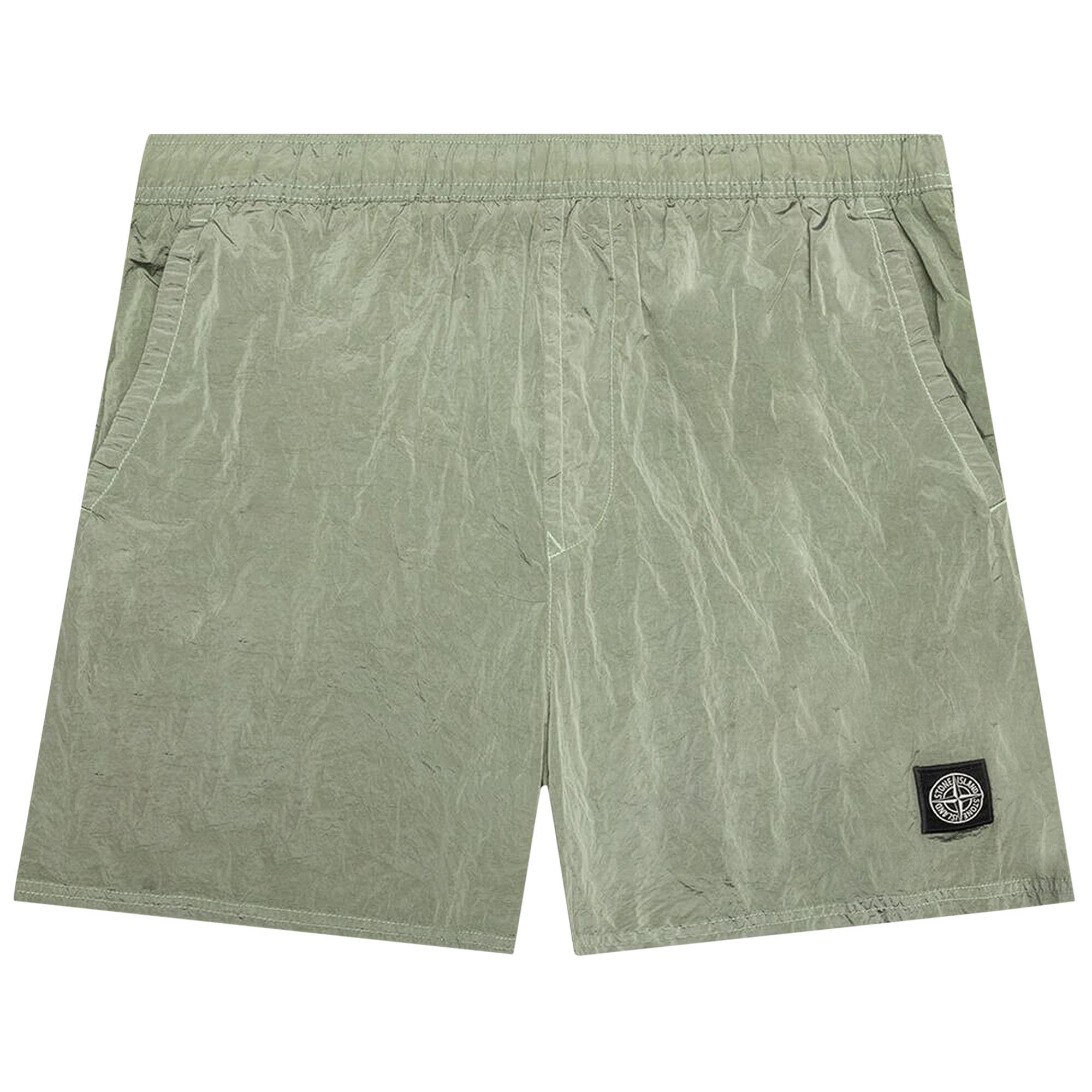 Nylon metal stone island shorts on sale