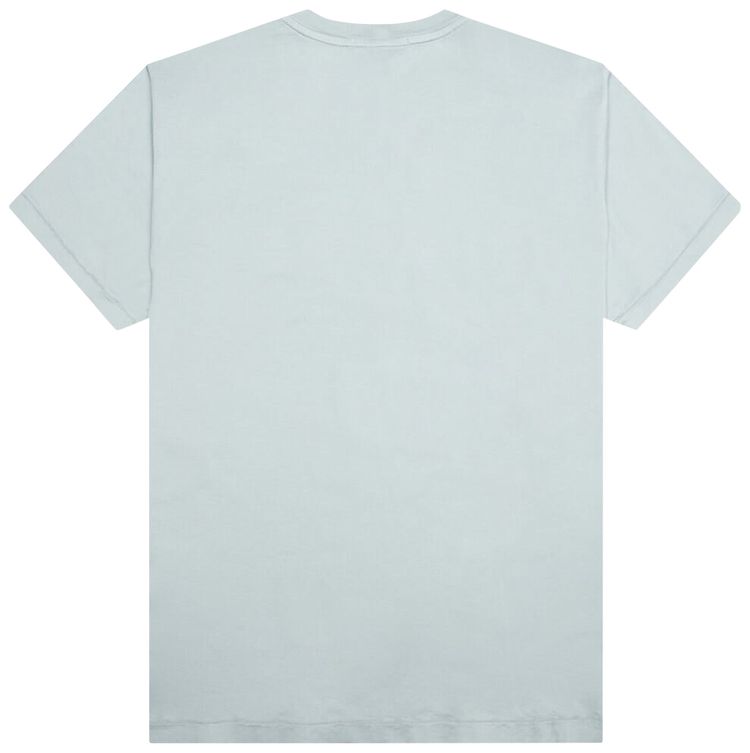 Stone Island Compass Patch Logo Short Sleeve T Shirt Sky Blue