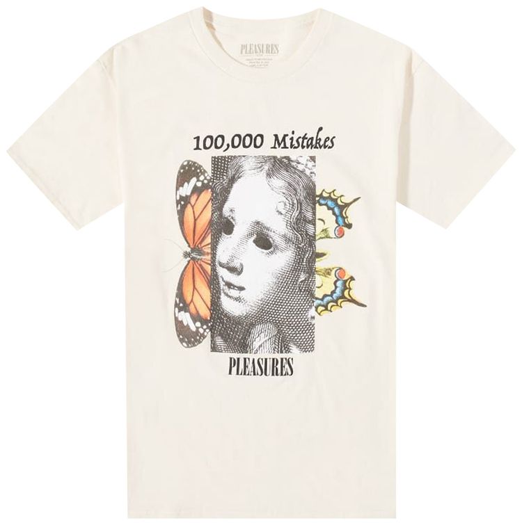 Pleasures Mistakes T Shirt Natural