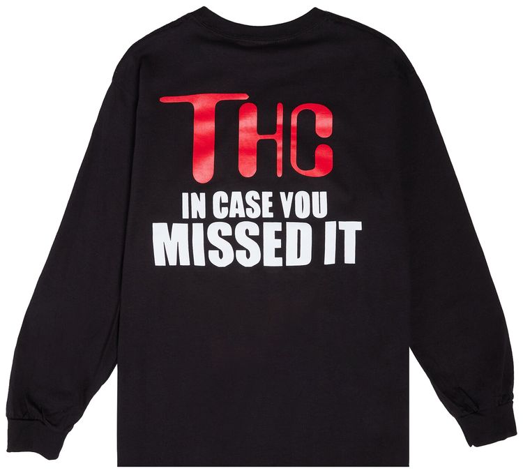 Pleasures Thc Long Sleeve Tee Black