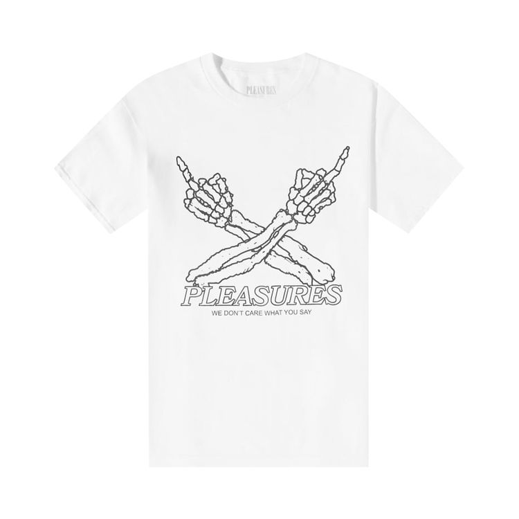 Pleasures Dont Care Tee White