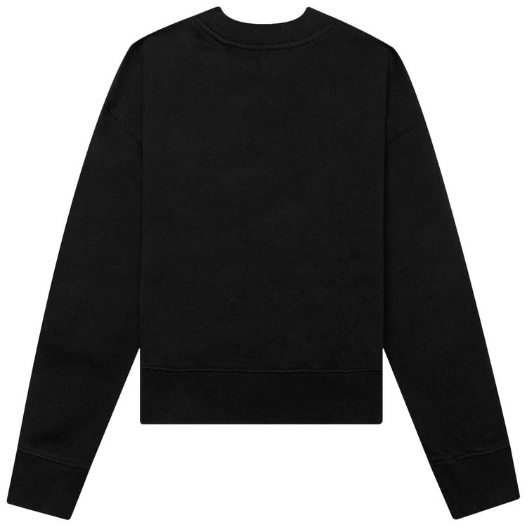 Palm Angels Kids Classic Curved Logo Crewneck BlackWhite