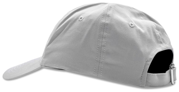 Off White Chest Line Baseball Cap GreyBlack