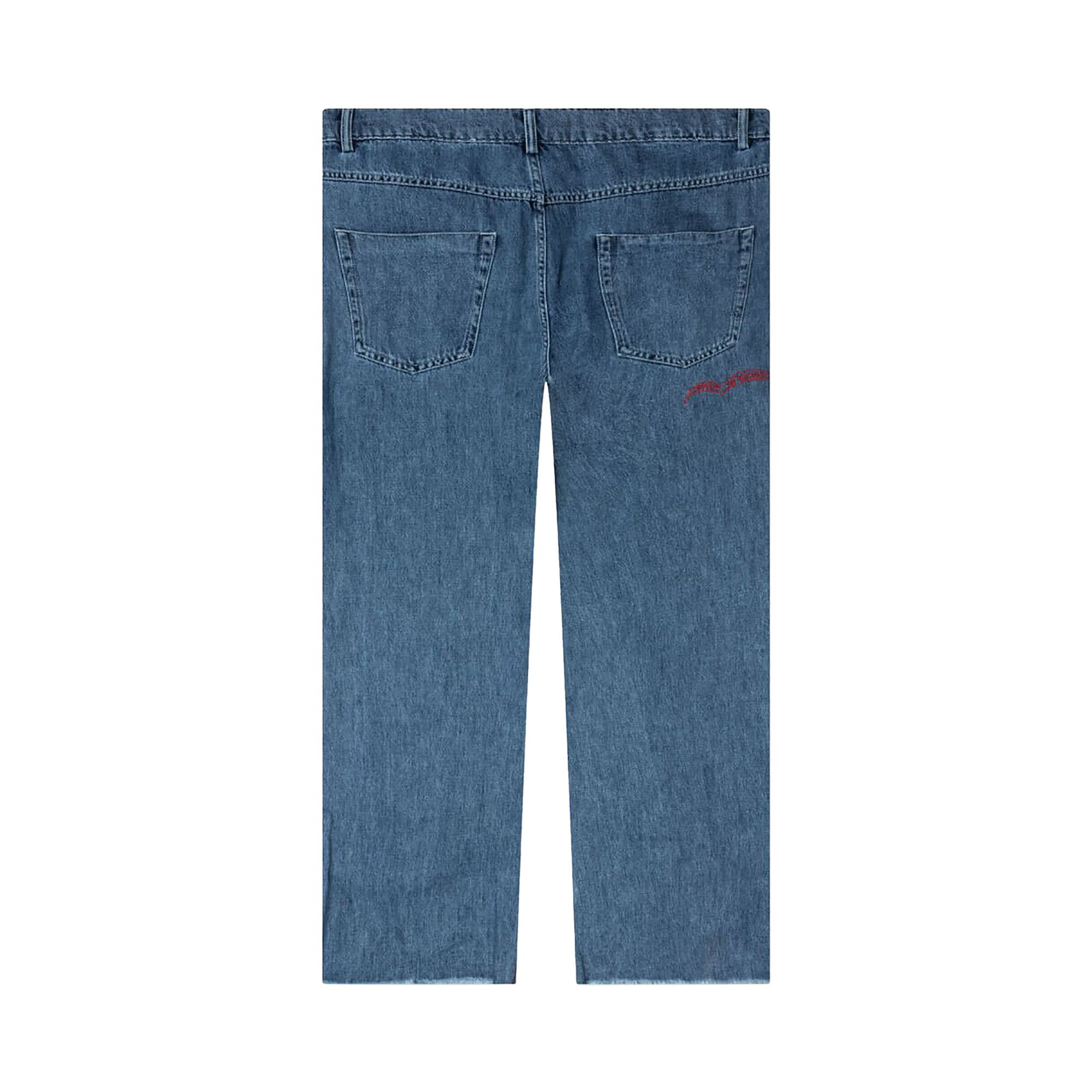 ☆関税込☆MARNI★NO VACANCY INN STAR EMBROIDERED DENIM PANTS Marni x No Vacancy Inn Star Denim Pants - ShopStyle Straight