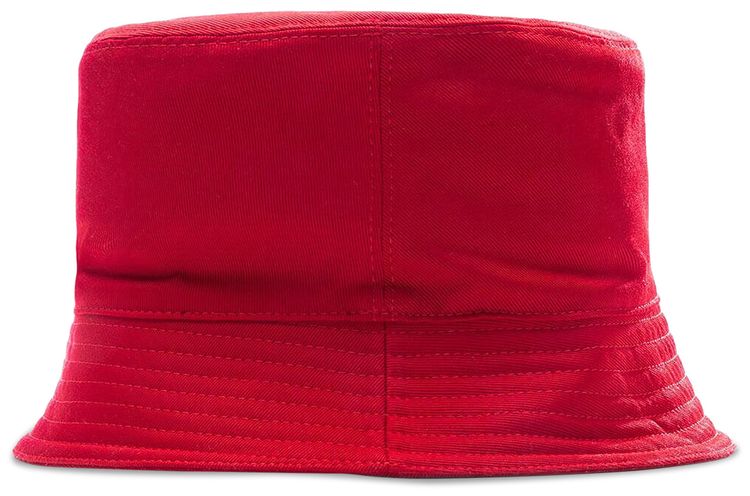 Marni Embroidered Logo Bucket Hat Chilli