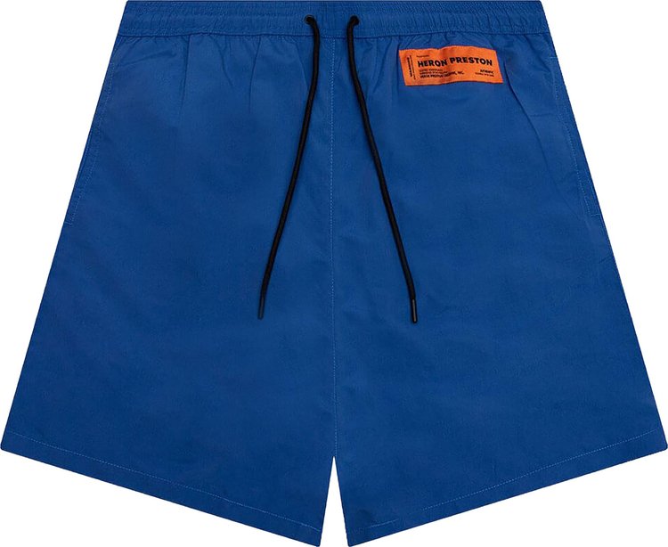 Buy Heron Preston Nylon Swim Shorts 'Blue' - HMFA005S23FAB0014500 | GOAT
