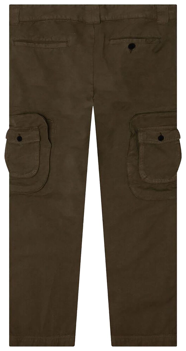 Heron Preston Canvas Cargo Pants Dark Olive