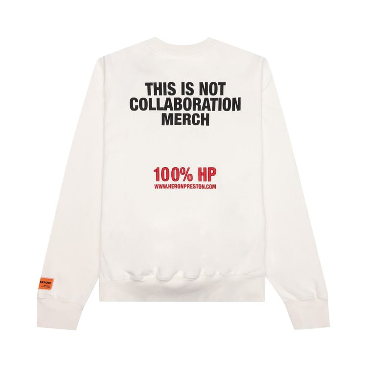Heron Preston This Is Not Crewneck WhiteBlack