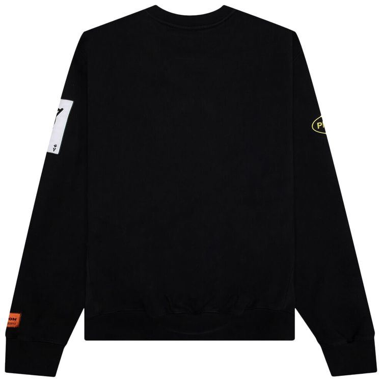 Heron Preston Preston Racing Crewneck BlackWhite