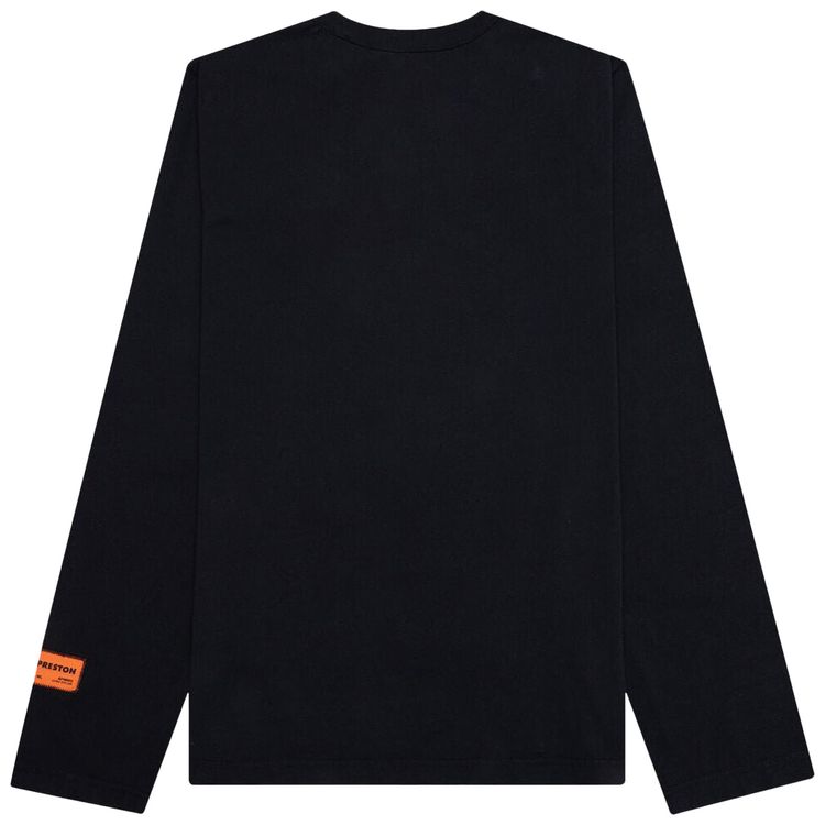 Heron Preston Censored Heron Long Sleeve Tee BlackWhite
