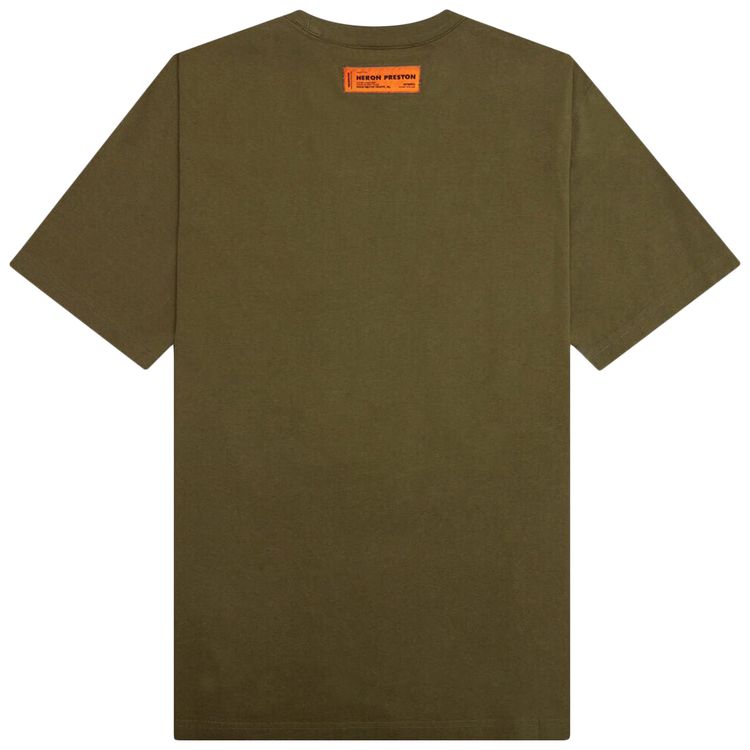 Heron Preston BW Short Sleeve Tee Dark Olive