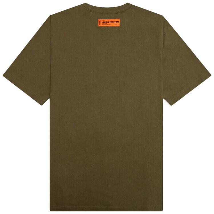 Heron Preston Censored Short Sleeve Tee Dark Olive