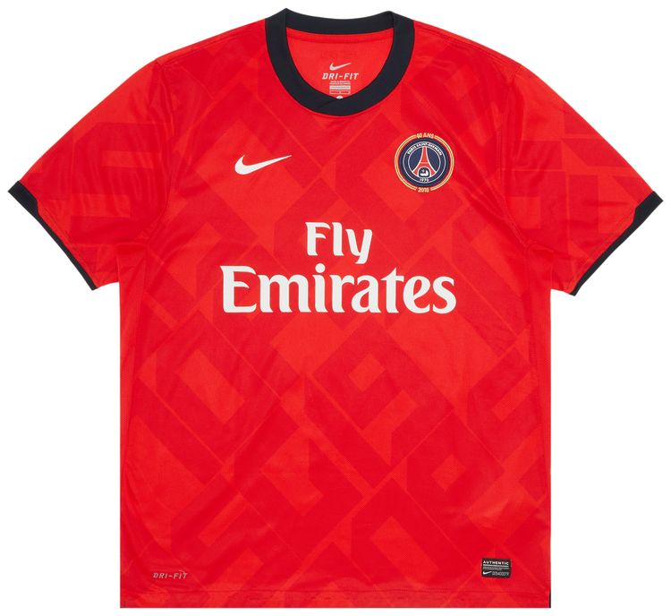 Vintage Paris Saint Germain 40 Ans Home Stadium Jersey Red