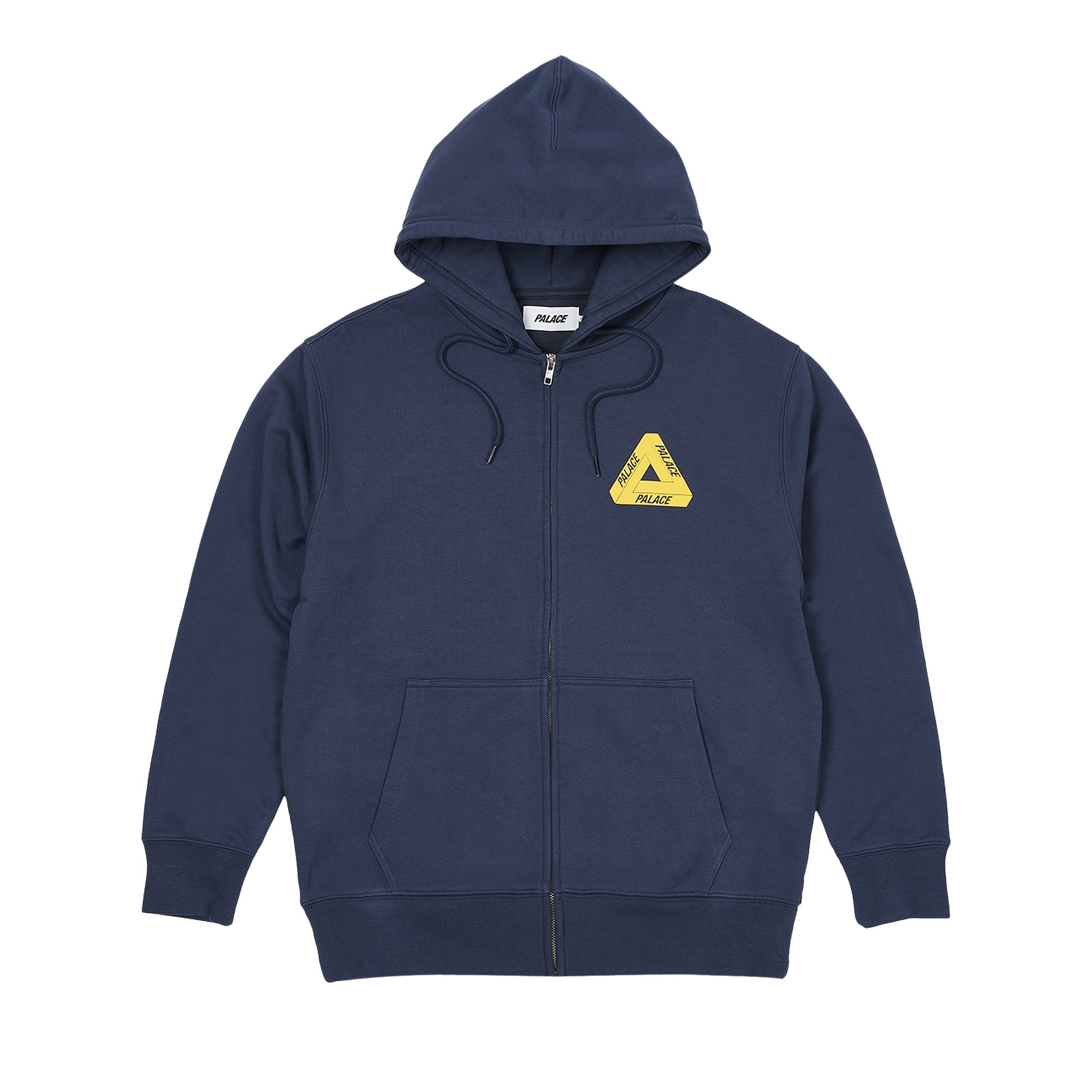 Palace Tri-Puff Print Zip Hood 'Navy'