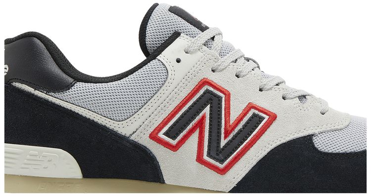 New Balance 574 White Black Red