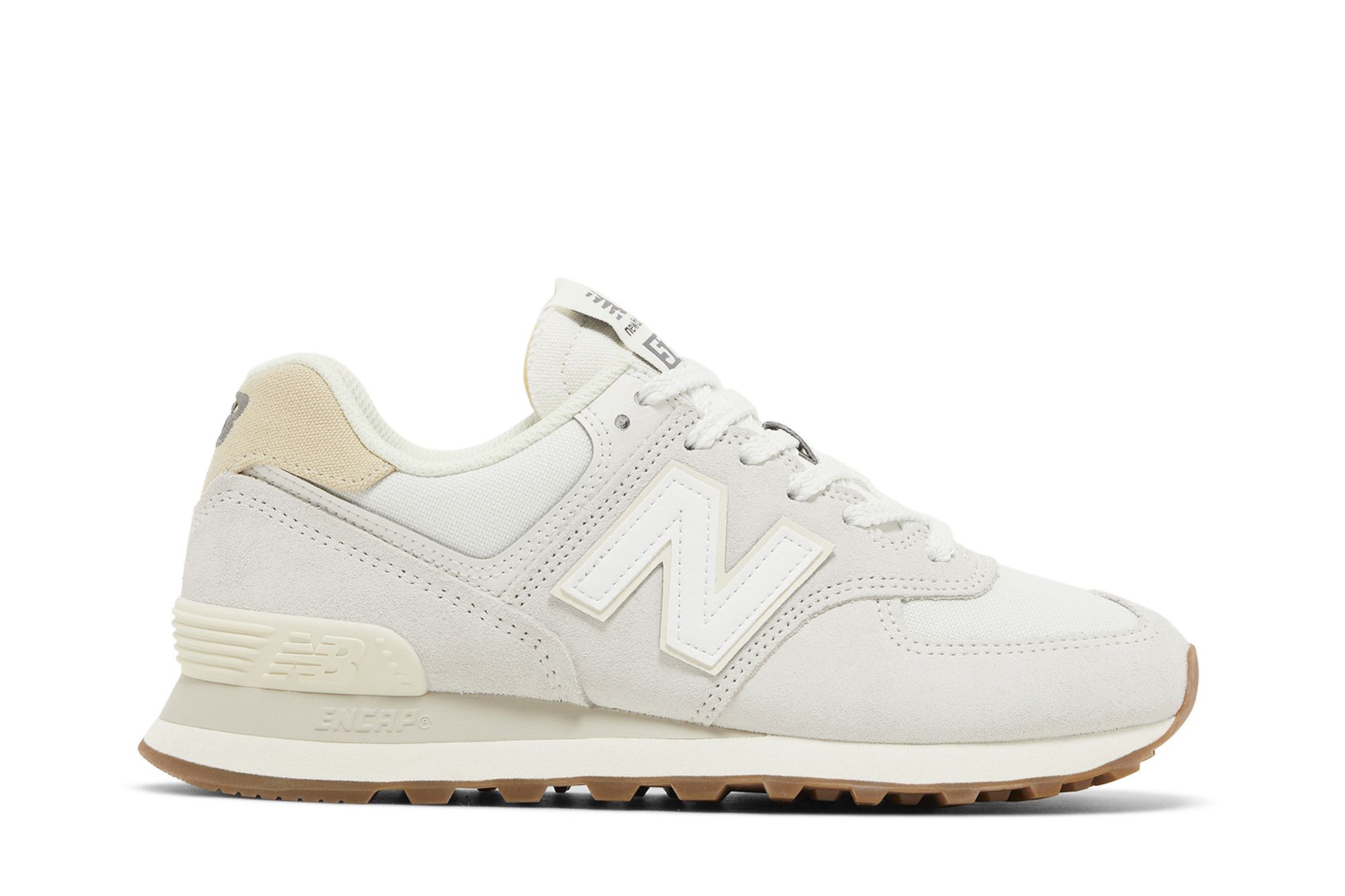 New balance 574 top in white