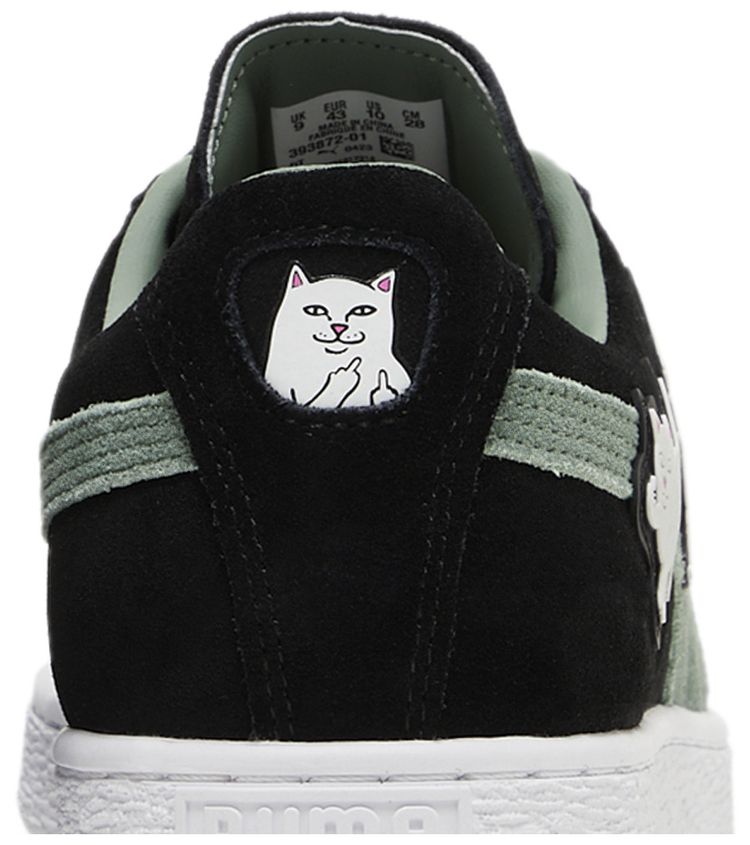 RIPNDIP x Puma Suede Lord Nermal   Black Eucalyptus