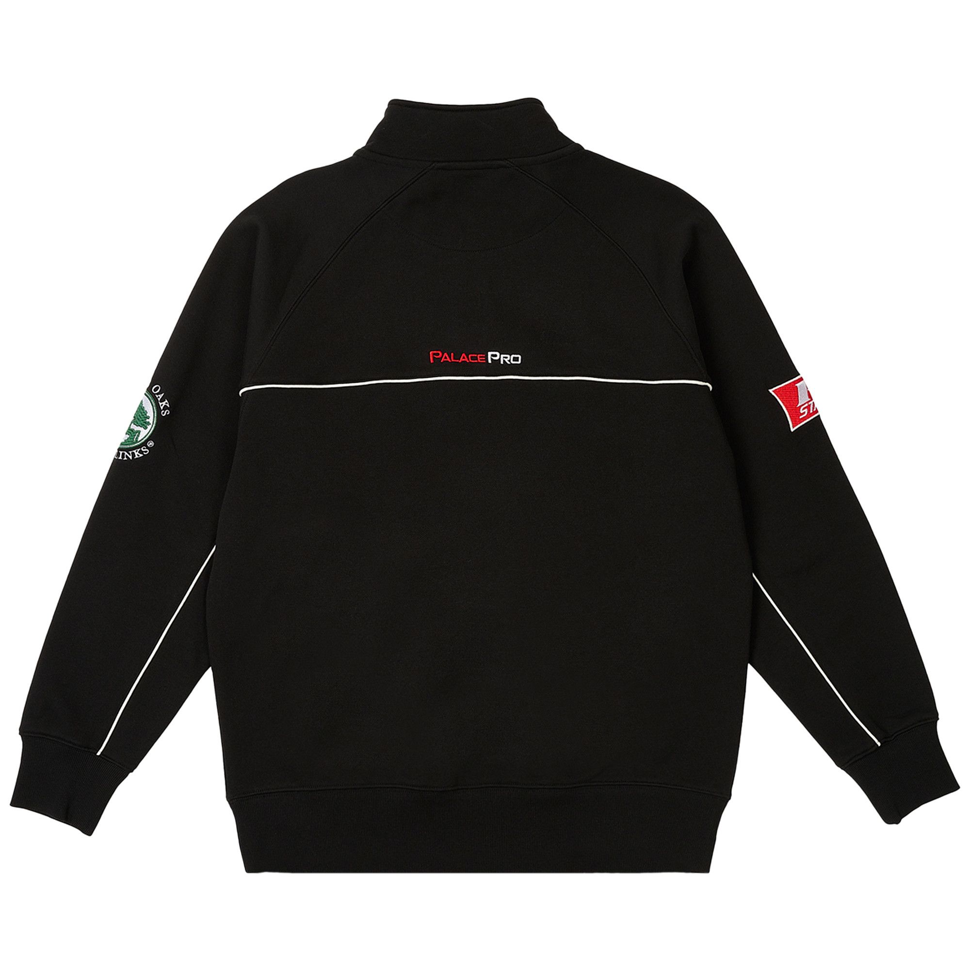 Buy Palace Par 1/4 Zip Funnel 'Black' - P25CS132 | GOAT