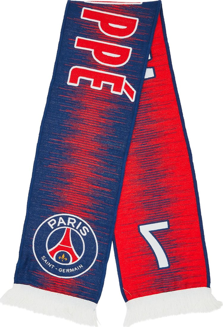 Pre Owned Paris Saint Germain Mbappe Home Stadium Scarf Red